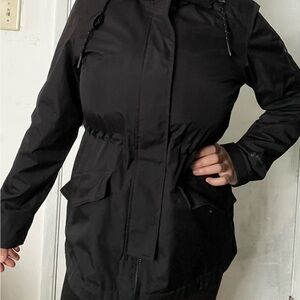 Women's Black Hooded Jacket